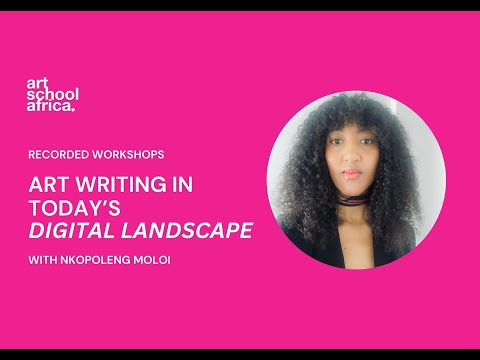 Sean O'Toole & Nkgopoleng Moloi: Art Writing Part 2