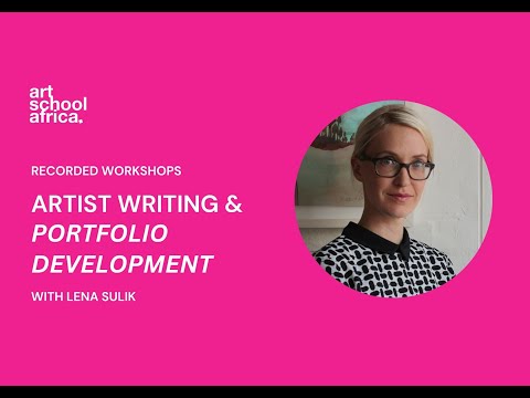 Lena Sulik: Guidelines for Crafting Your Artist Statement