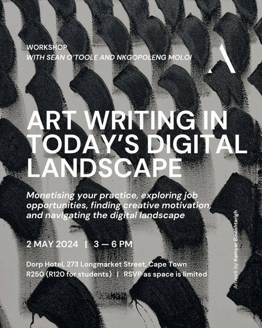 Workshop: Art Writing in Today’s Digital Landscape